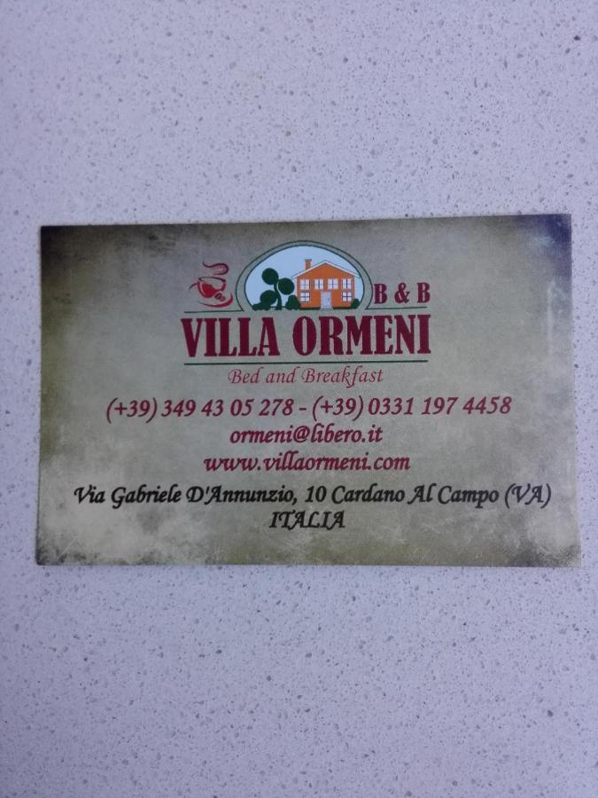 Villa Ormeni カルダーノ・アル・カンポ エクステリア 写真